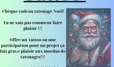 CHER PERE NOEL JE VOUDRAIS UN TATOUAGE