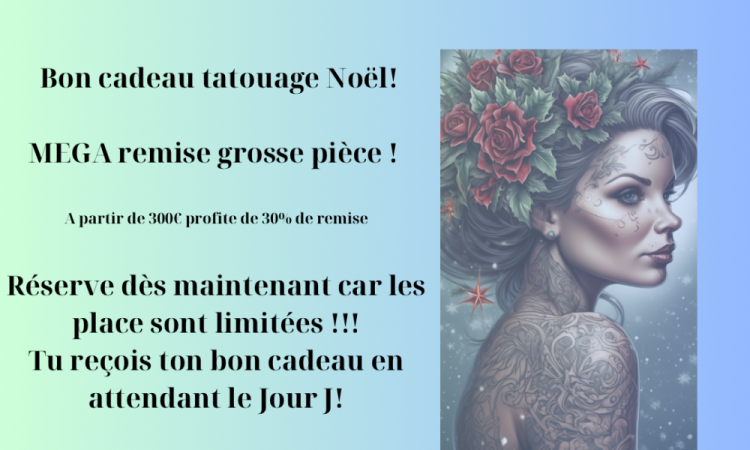 BON CADEAUX valable toute l'année !